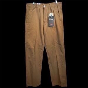 Levi's Premium Stay Loose Carpenter Jeans Pants Men's Size 33 x 32 Tan NWT